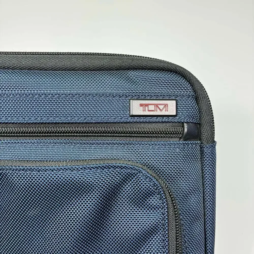 TUMI Alpha 3 Navy Blue Ballistic Nylon Tablet Sleeve Case